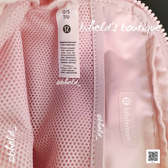 lululemon Everywhere Belt Bag in Flush Pink One Size 1L Brand New NWT - Picture 14 of 15